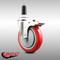 Service Caster 5 Inch 316SS Red Poly Swivel 1 Inch Expanding Stem Caster Lock Brake SCC SCC-SS316TTLEX20S514-PPUB-RED-1 - alternate 3